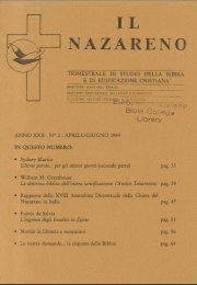 IL NAZARENO - Aprile-Giugno 1984