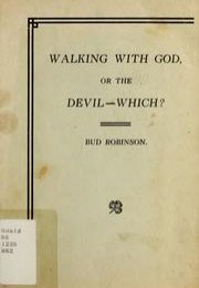 Walking with God or the Devil, which? : a sermon