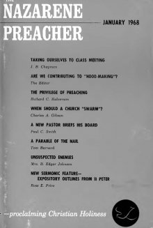 Title Page of Nazarene Preacher