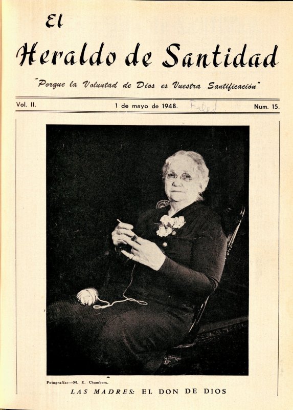 Portada, Fotografía: Las madres, el don de Dios, M. E. Chambers