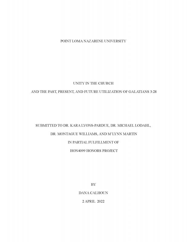 Calhoun Dana Cover Page