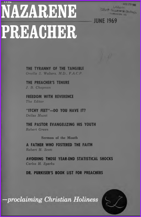 Cover of "The Nazarene Preacher"