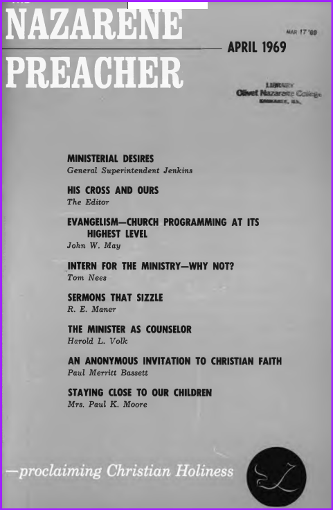 Cover of "The Nazarene Preacher"