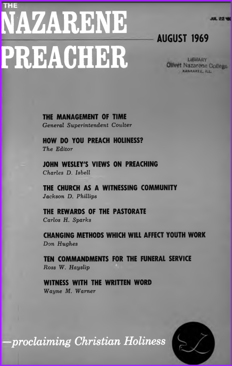 Cover of "The Nazarene Preacher"