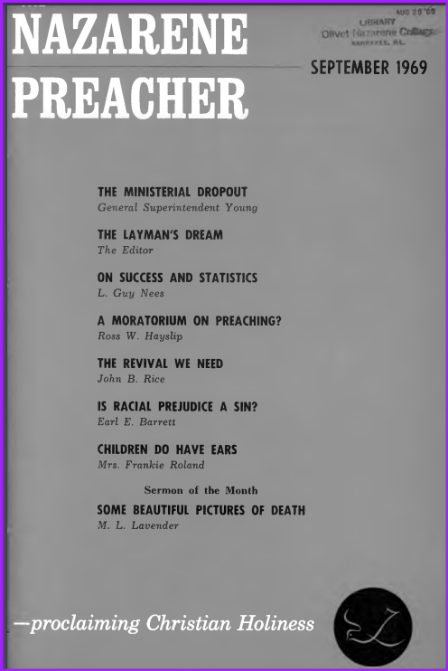 Cover of "The Nazarene Preacher"