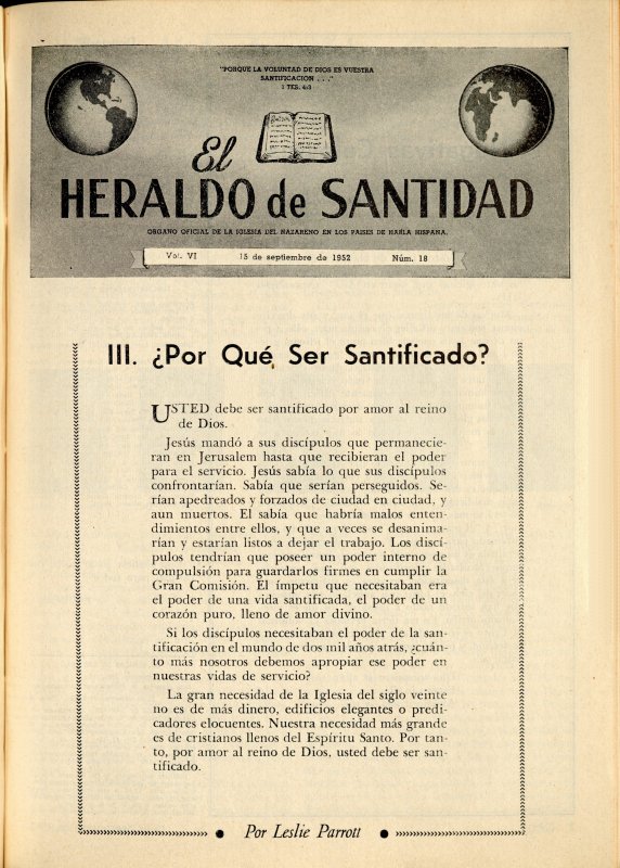 Portada: III Por qué ser santificado, Leslie Parrott