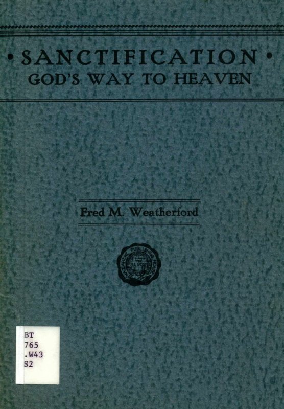 Book Cover Image - Sanctification God's Way to Heaven