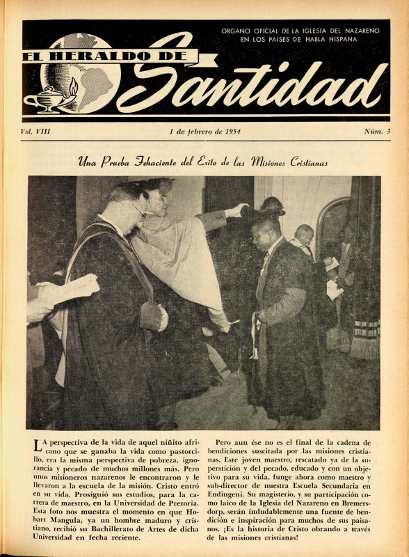 Portada: Una prueba fehaciente del éxito de las misiones cristianas, Anónimo