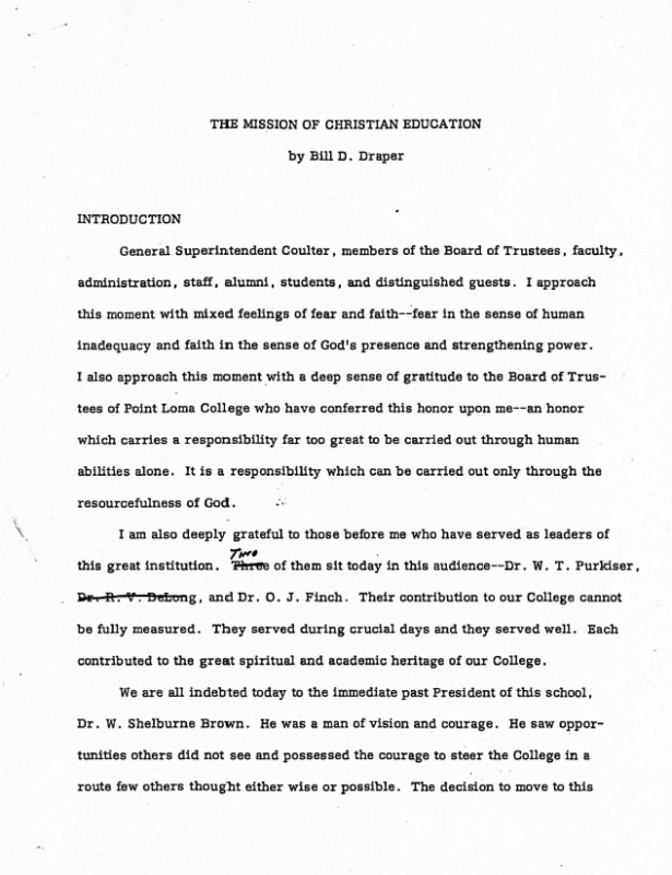 The Mission of Christian Education
