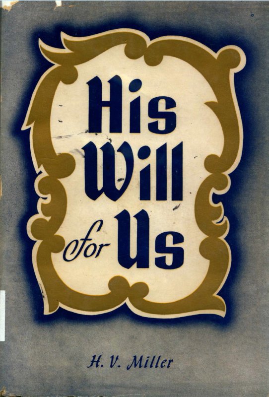 Cover image of the book His Will for Us