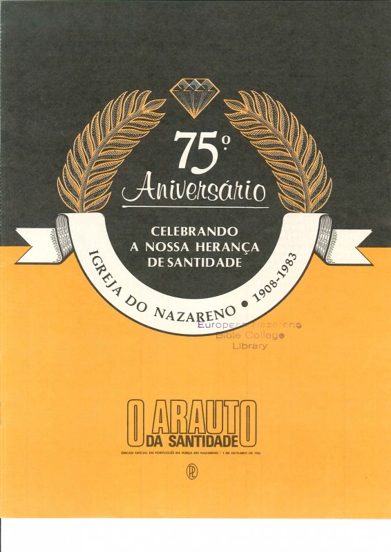 O ARAUTO DA SANTIDADE - 1 DE OUTUBRO DE 1983