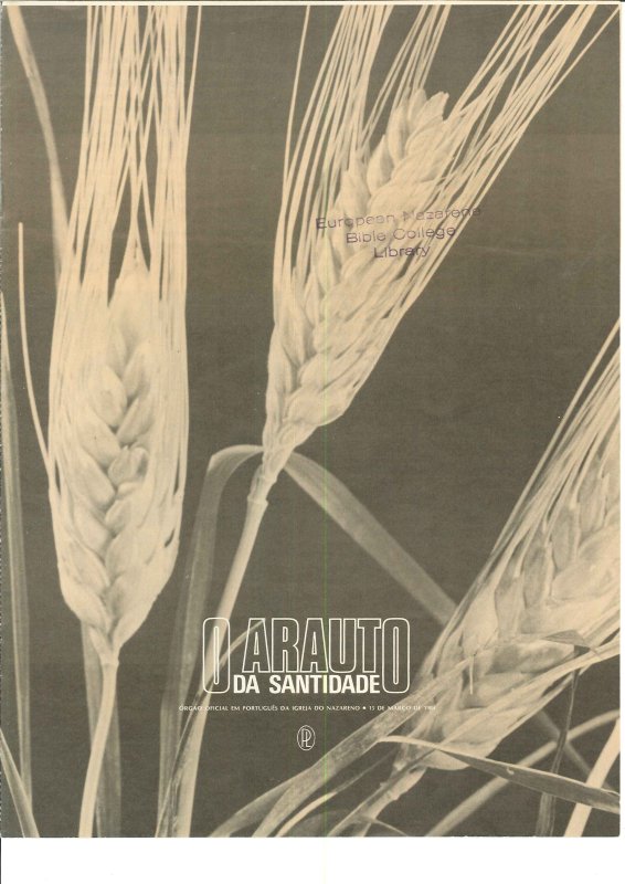 O ARAUTO DA SANTIDADE - 15 DE MARÇO DE 1984