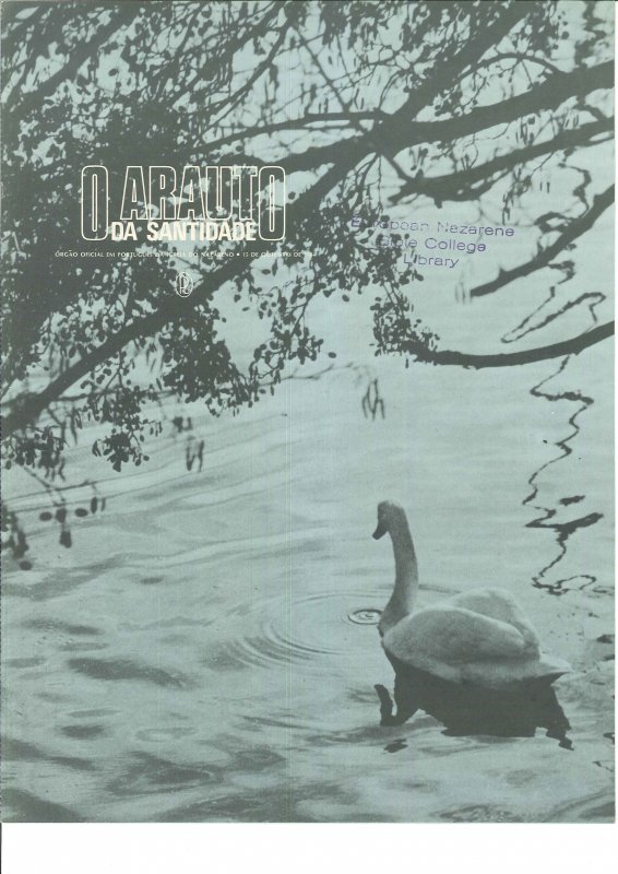 O ARAUTO DA SANTIDADE - 15 DE OUTUBRO DE 1984