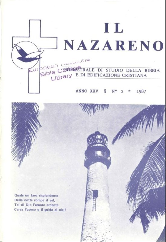 IL NAZARENO - Aprile-Giugno 1987