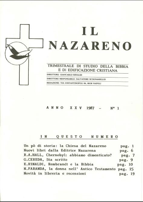 IL NAZARENO - Gennaio-Marzo 1987