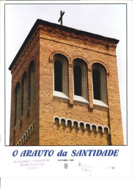 O ARAUTO DA SANTIDADE - OUTUBRO 1989