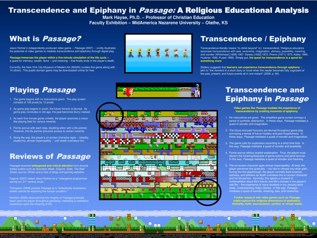 Transcendence and Epiphany in Passage: A Religious Educational Analysis