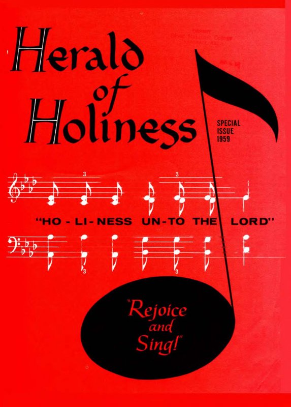 Herald of Holiness - March 4, 1959