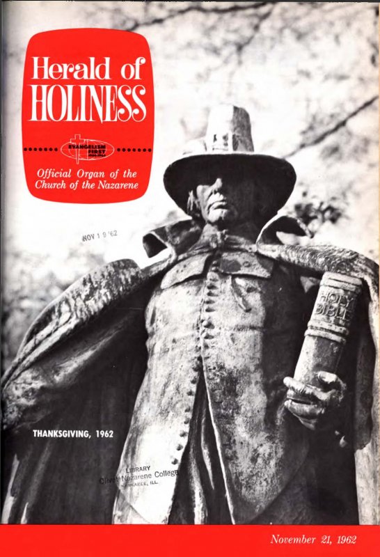 Herald of Holiness - November 21, 1962