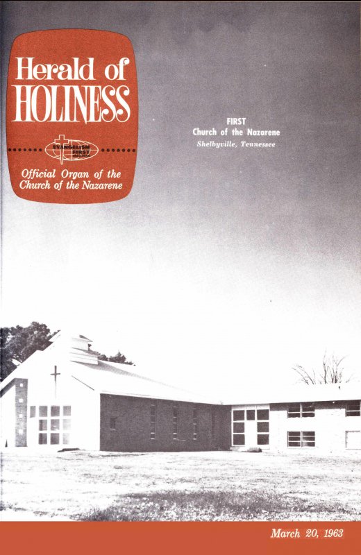 Herald of Holiness - March 20, 1963