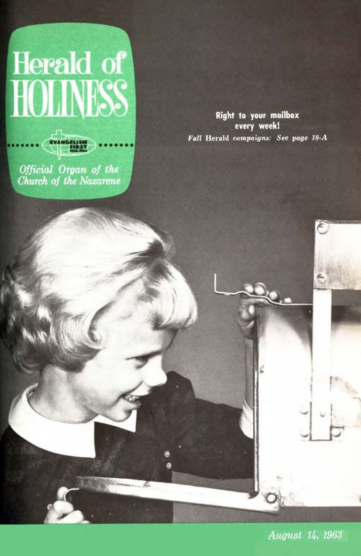 Herald of Holiness - August 14, 1963