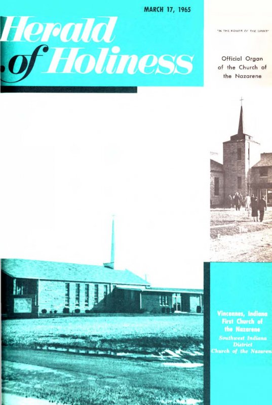 Herald of Holiness - March 17, 1965