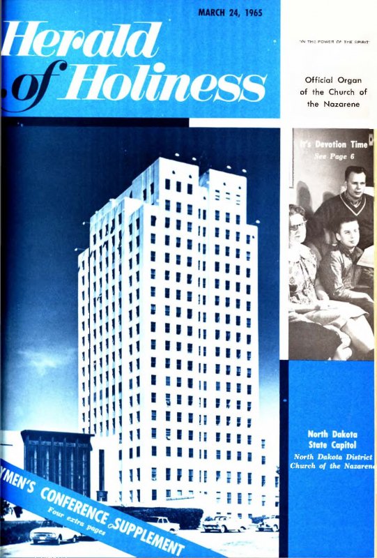 Herald of Holiness - March 24, 1965