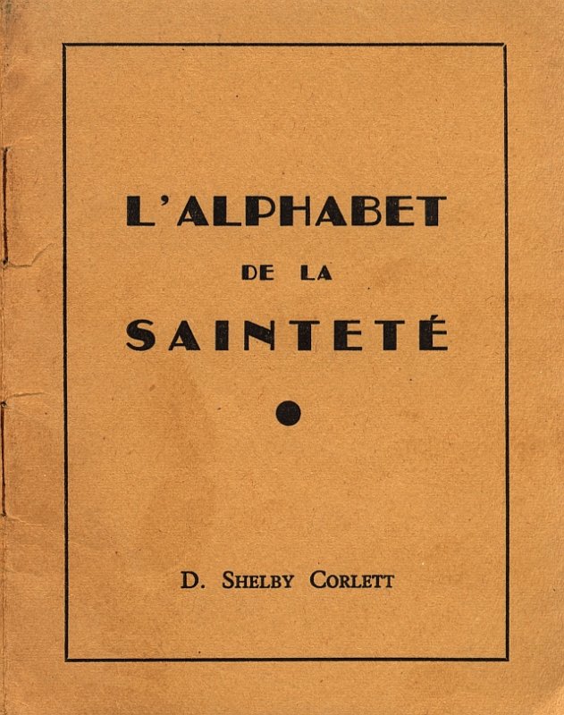 L'alphabet de la sainteté