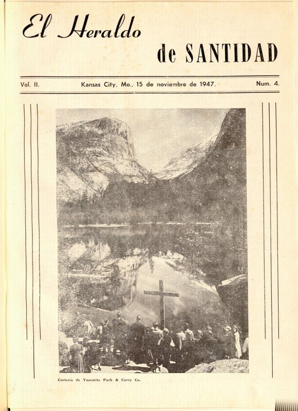 El Heraldo de Santidad, 15 de Noviembre 1947, Vol 2 N°4
