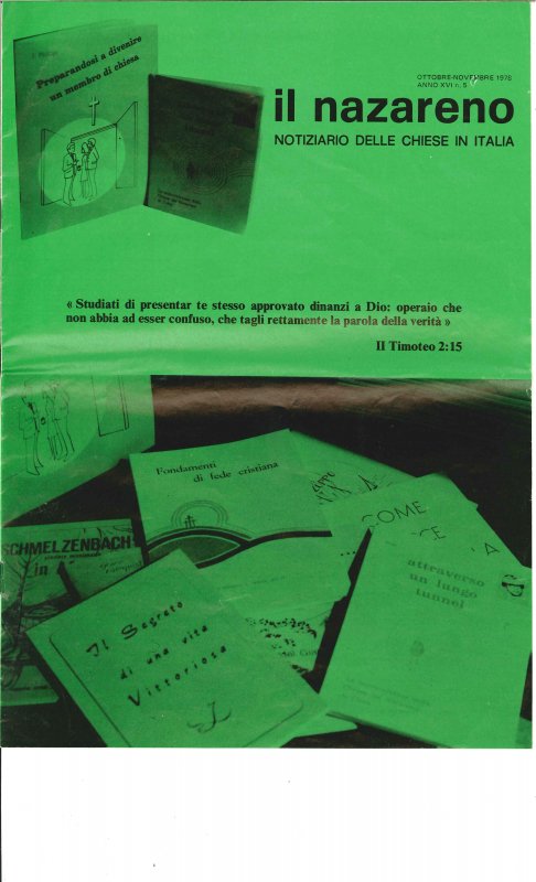 IL NAZARENO - Ottobre-Novembre 1978