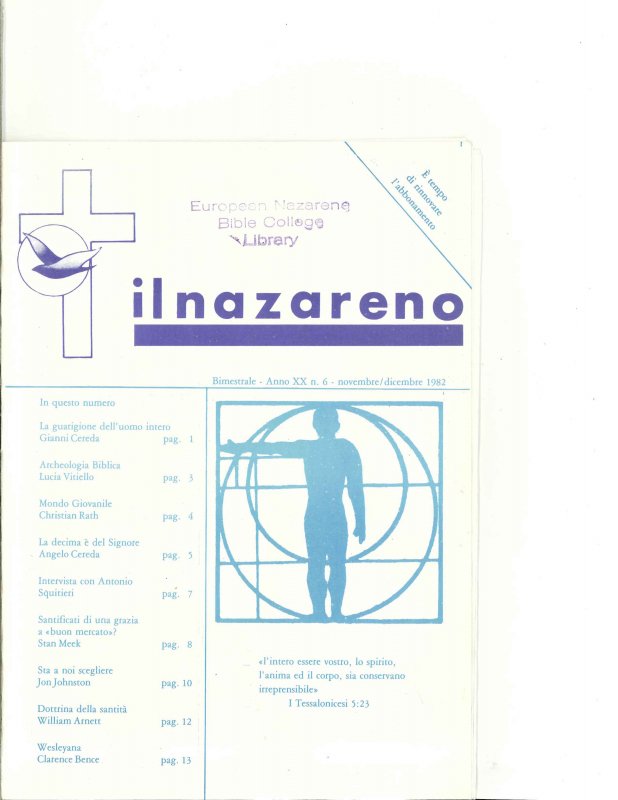 IL NAZARENO - Novembre-Dicembre 1982