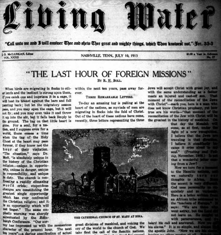 Living Water, July 10, 1913