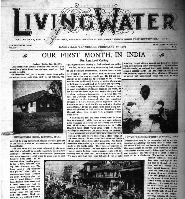 Living Water, Feb. 18, 1904