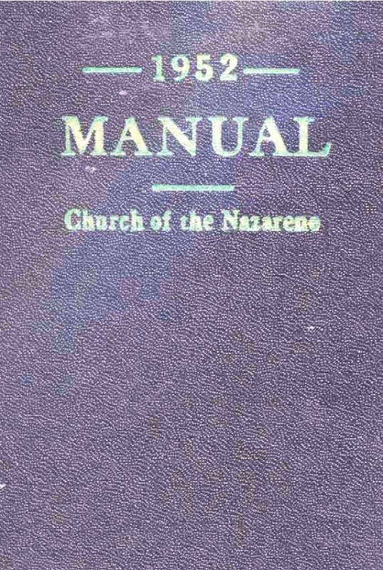 Manual of the Church of the Nazarene, 1952