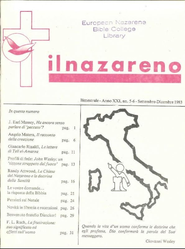IL NAZARENO - Settembre-Dicembre 1983